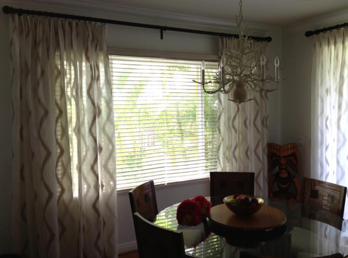sheer linen with tuck pleat - Kaanapali